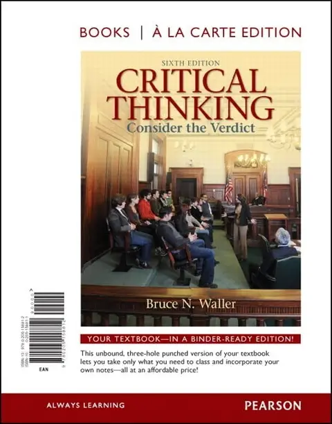 Cover of Critical Thinking