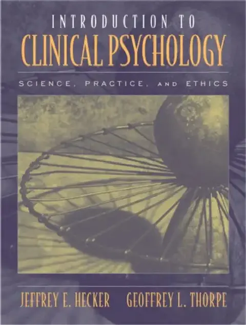 Cover of Introduction to Clinical Psychology