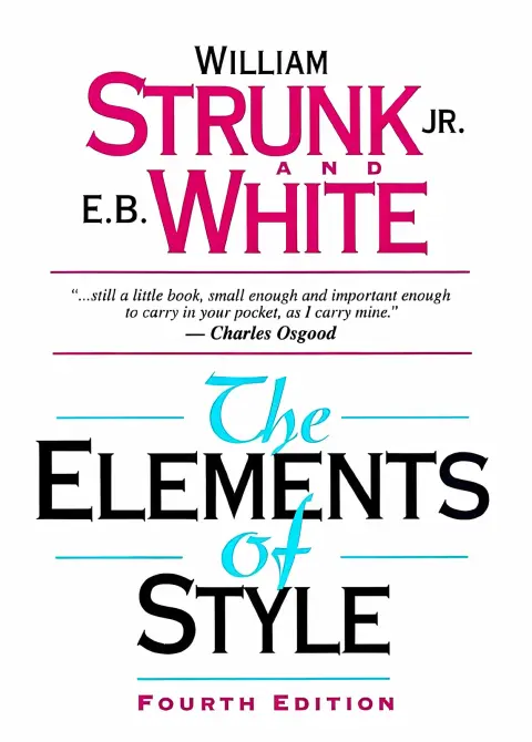 Cover of Elements of Style