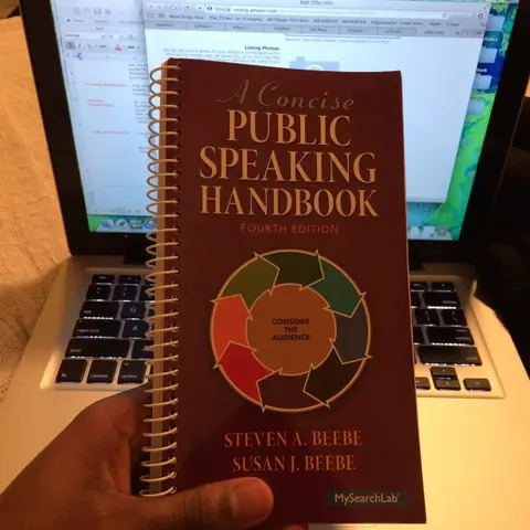 Cover of A Concise Public Speaking Handbook