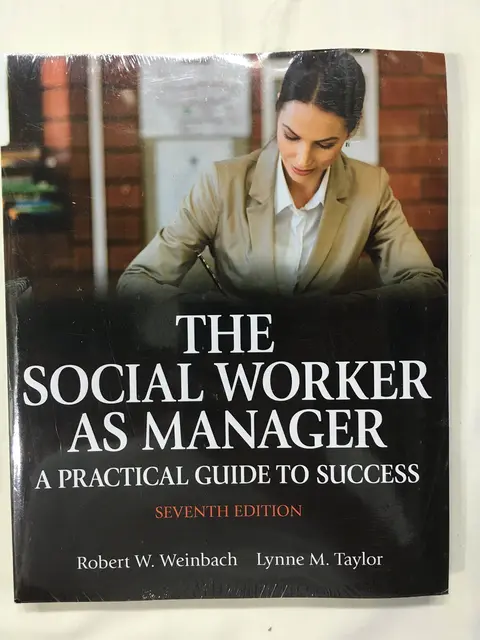 Cover of The Social Worker as Manager