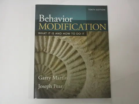 Cover of Behavior Modification
