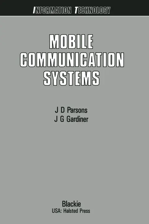 Cover of Mobile Communication Systems