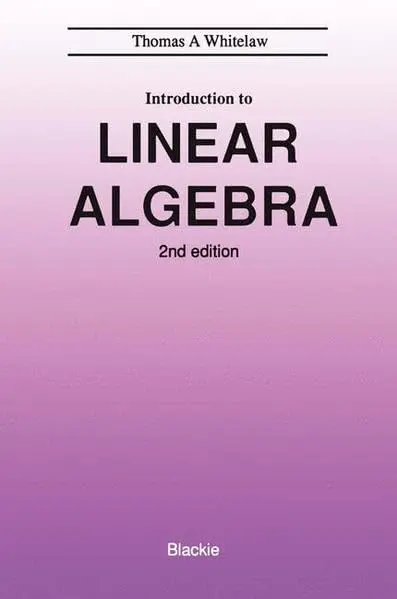 Cover of An Introduction to Linear Algebra