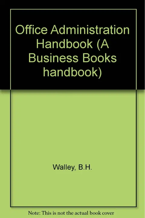 Cover of Office Administration Handbook