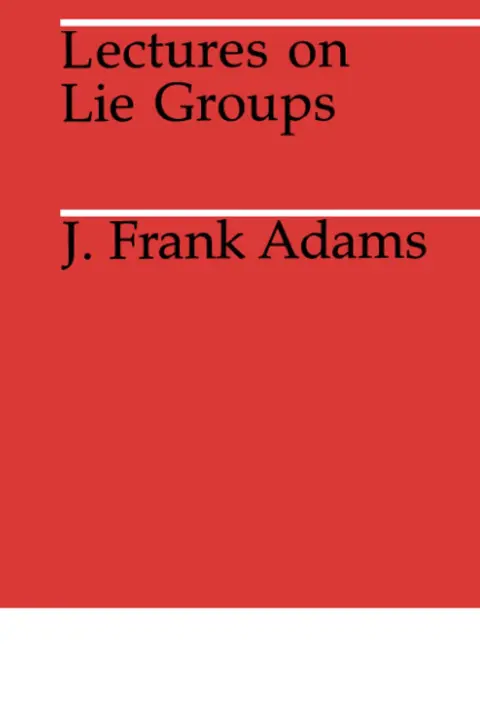 Cover of Lectures on Lie Groups