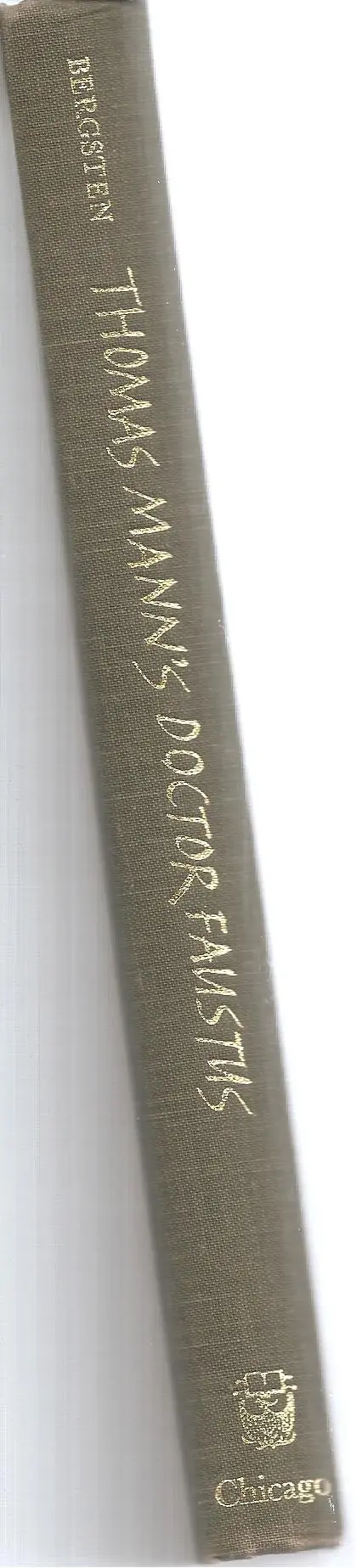 Cover of Thomas Mann's "Doctor Faustus"