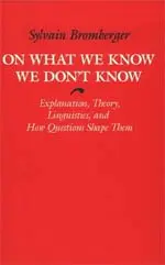 Cover of On What we Know we Don′t Know