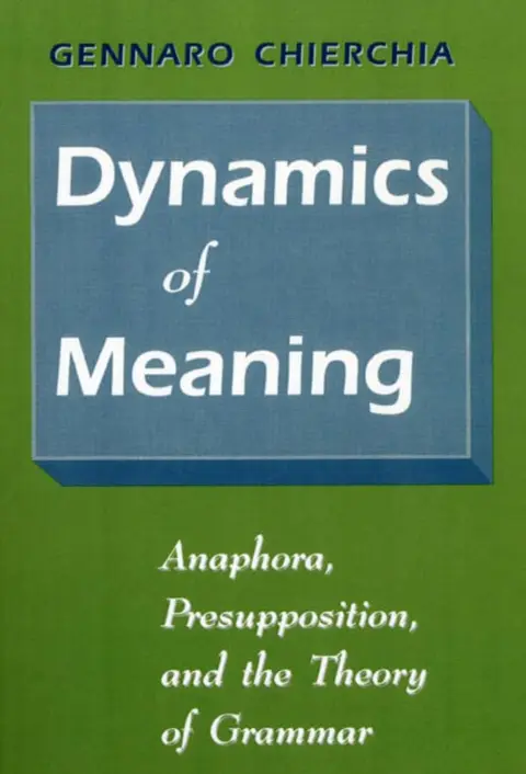Cover of Dynamics of Meaning