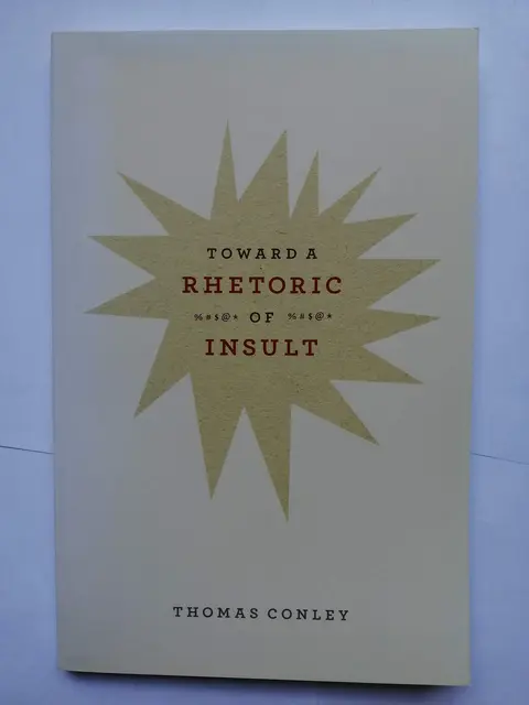 Cover of Toward a Rhetoric of Insult