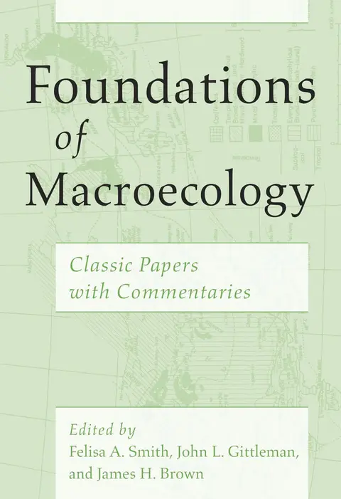 Cover of Foundations of Macroecology