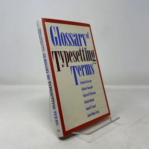 Cover of Glossary of Typesetting Terms