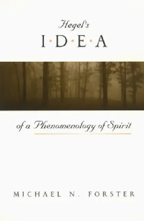 Cover of Hegel's Idea of a Phenomenology of Spirit