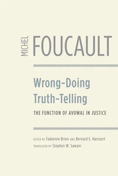 Cover of Wrong-Doing, Truth-Telling