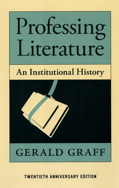 Cover of Professing Literature