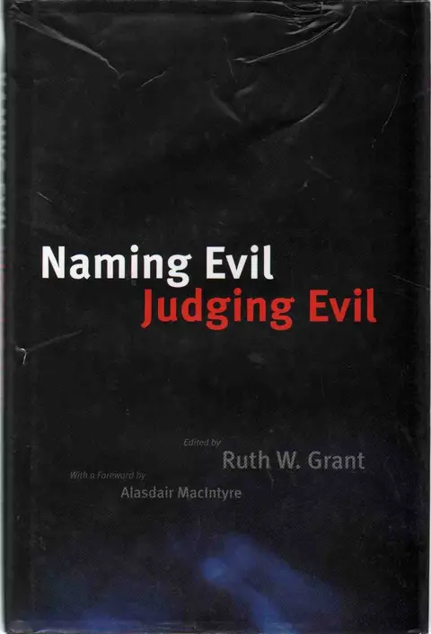 Cover of Naming Evil, Judging Evil