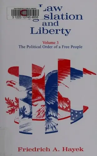 Cover of Law, Legislation and Liberty, Volume 3