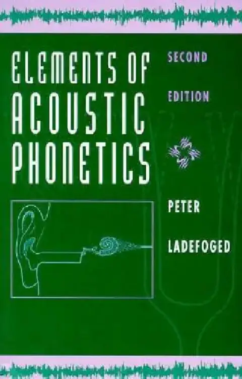 Cover of Elements of Acoustic Phonetics