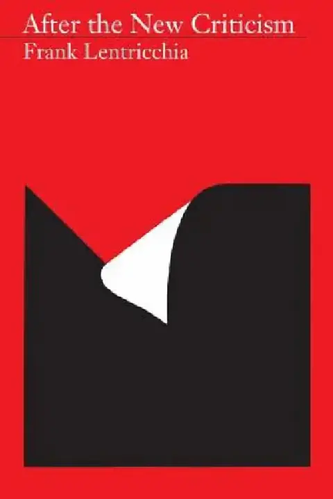 Cover of After the New Criticism