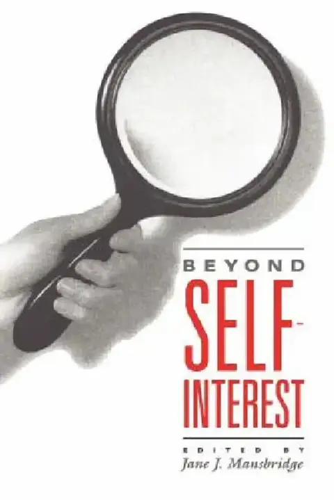 Cover of Beyond Self-Interest