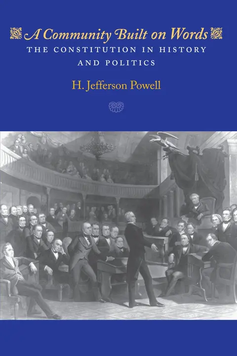 Cover of A Community Built on Words