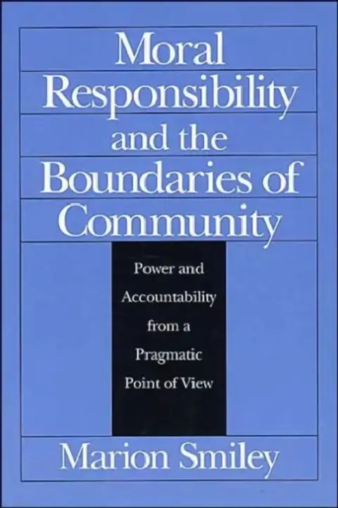 Cover of Moral Responsibility and the Boundaries of Community
