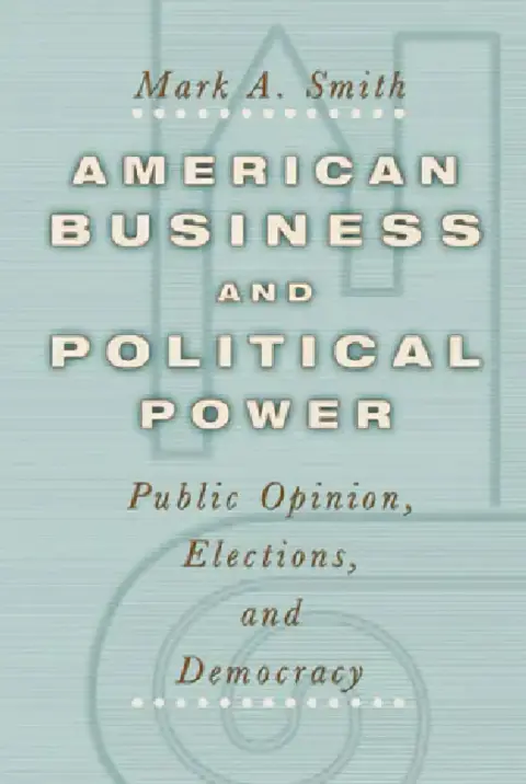 Cover of American Business and Political Power
