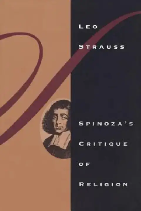 Cover of Spinoza's Critique of Religion