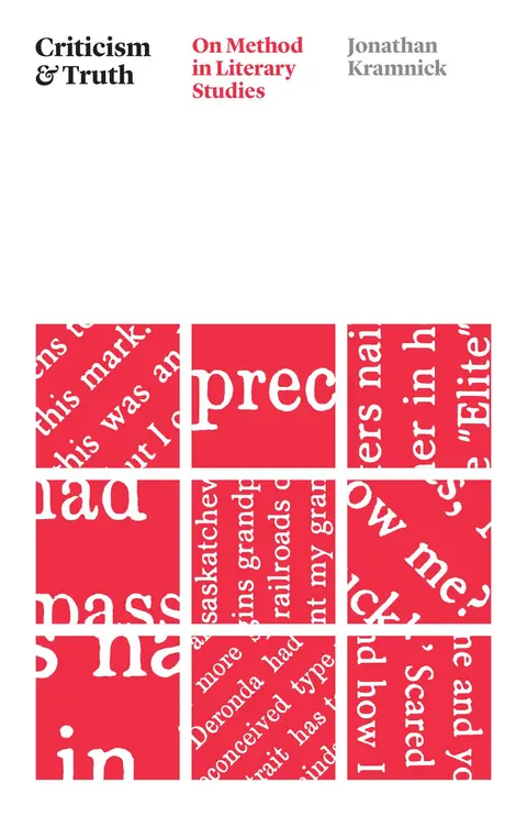 Cover of Criticism and Truth