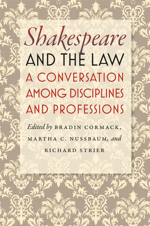 Cover of Shakespeare and the Law