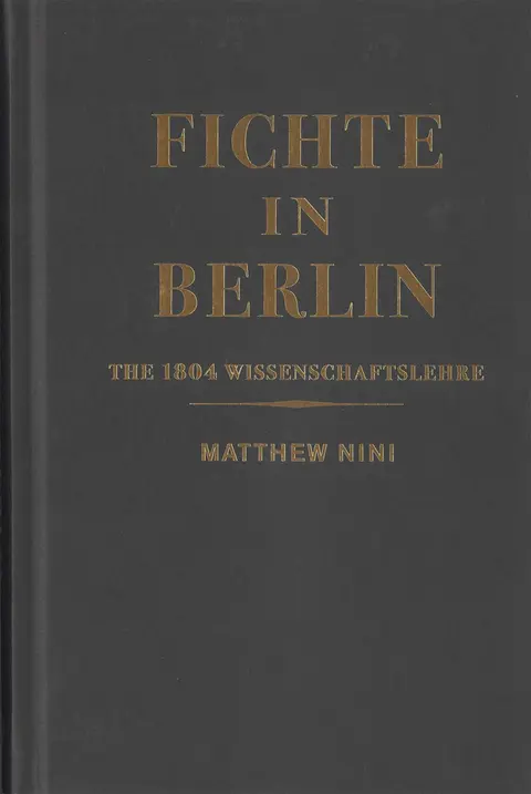 Cover of Fichte in Berlin