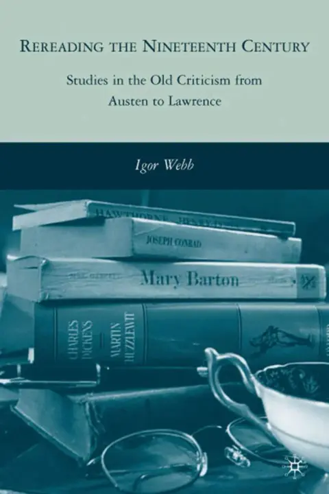 Cover of Rereading the Nineteenth Century