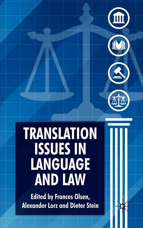 Cover of Translation Issues in Language and Law