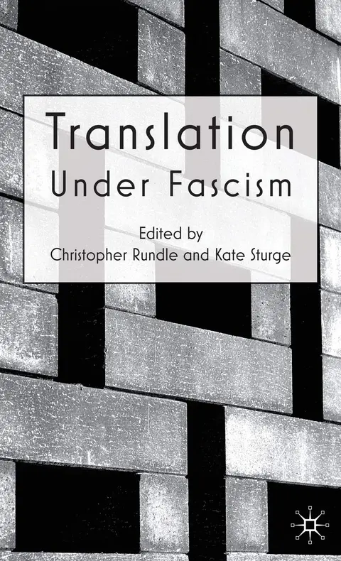 Cover of Translation Under Fascism