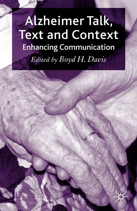 Cover of Alzheimer Talk, Text and Context