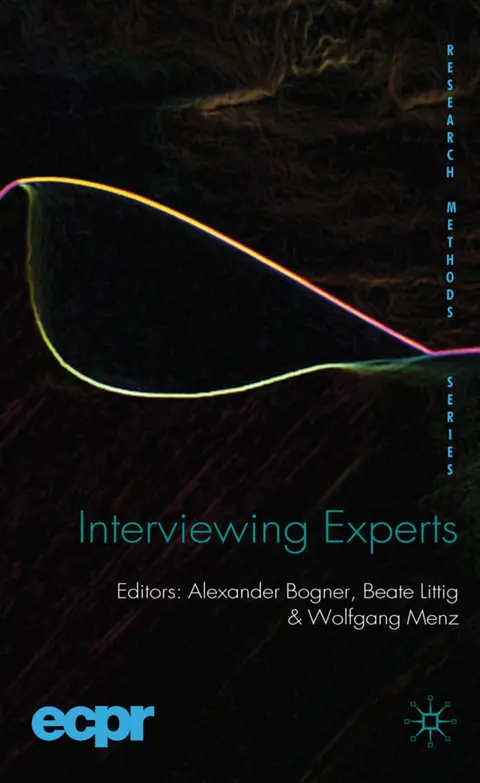 Cover of Interviewing Experts
