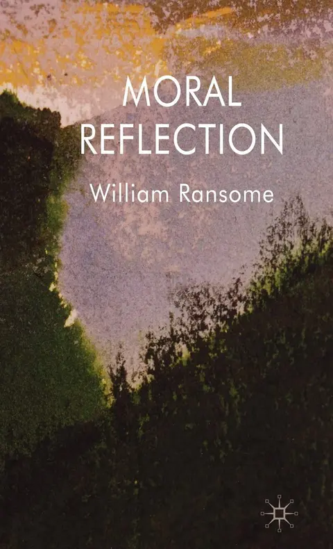 Cover of Moral Reflection
