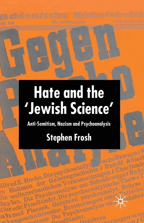 Cover of Hate and the Jewish Science