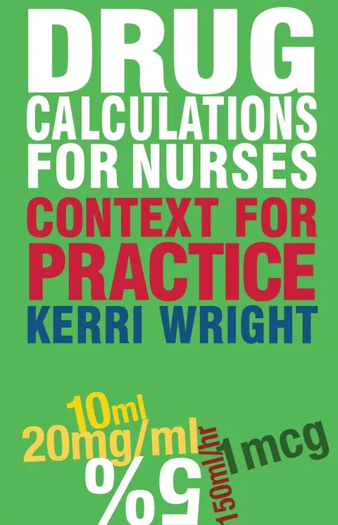 Cover of Drug Calculations for Nurses