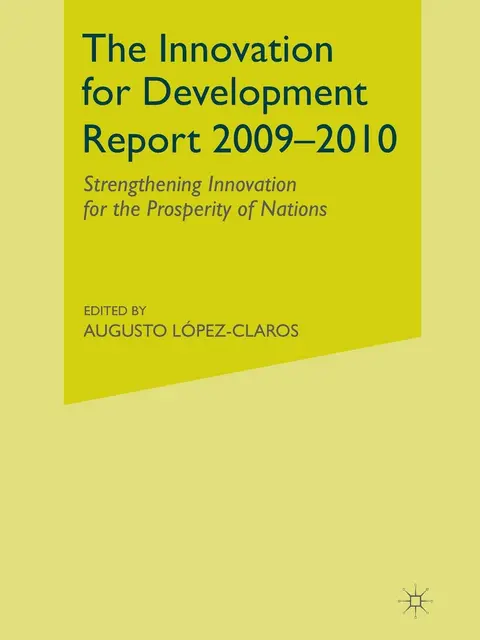 Cover of The Innovation for Development Report 2009-2010