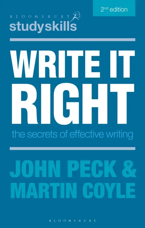 Cover of Write it Right