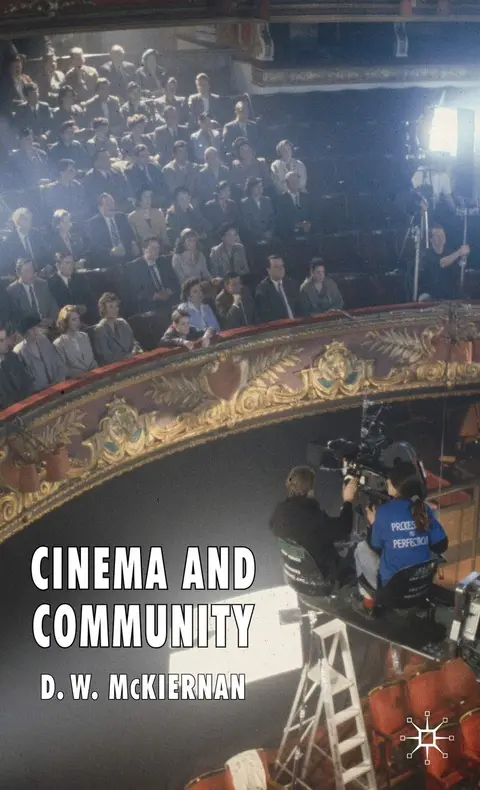 Cover of Cinema and Community