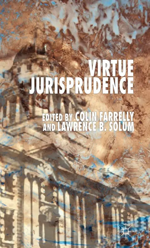 Cover of Virtue Jurisprudence