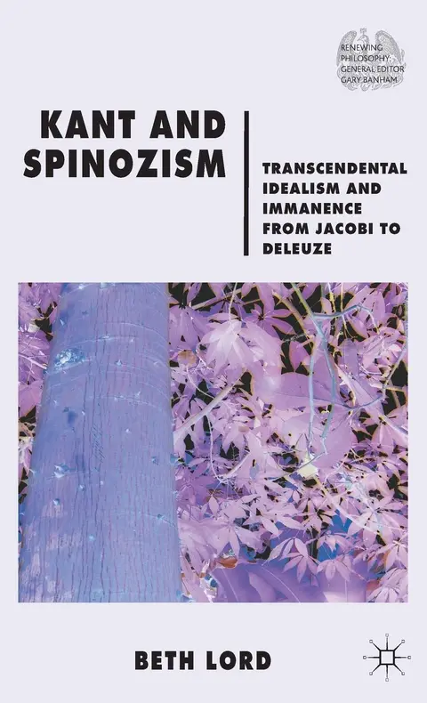 Cover of Kant and Spinozism
