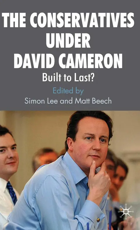 Cover of The Conservatives under David Cameron