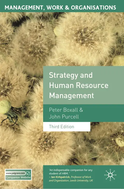 Cover of Strategy and Human Resource Management