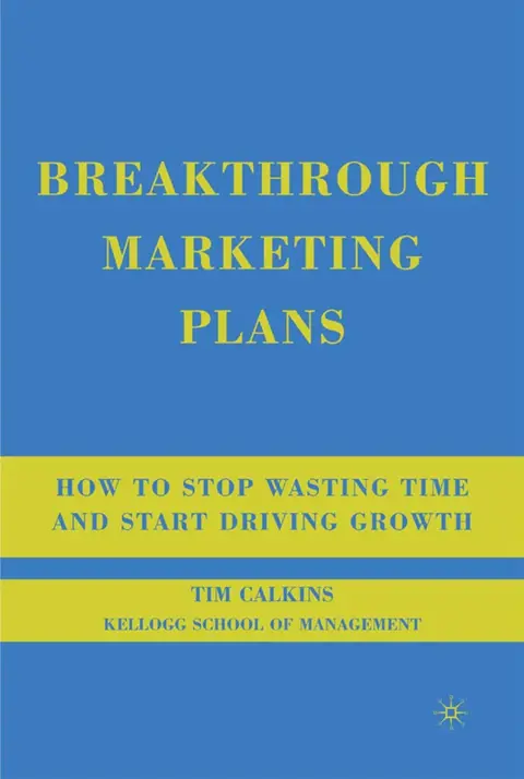 Cover of Breakthrough Marketing Plans