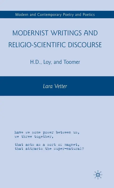 Cover of Modernist Writings and Religio-scientific Discourse