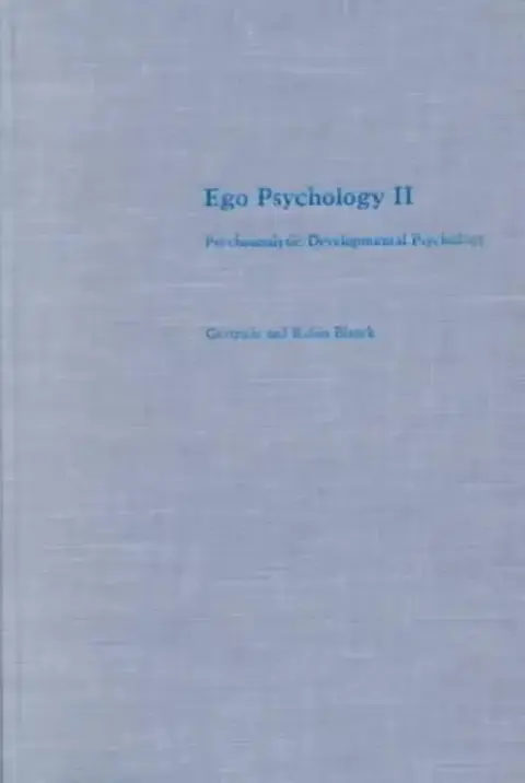 Cover of Ego Psychology II