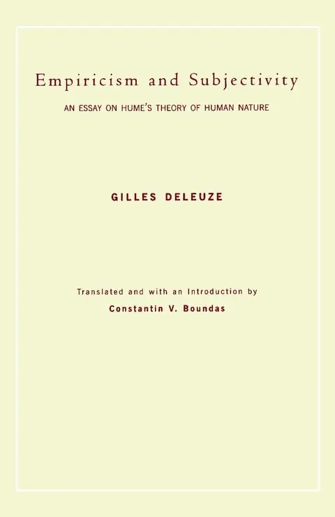 Cover of Empiricism and Subjectivity
